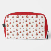 クリスマスパターン – かわいい赤いキツネのシームレスなパターン ドップキット (正面)