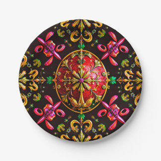 クリスマスパターン～かわいい～ ペーパープレート