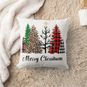 クリスマスパターン(の模様が)あるツリーズスター装飾用クッション クッション (ブランケット)