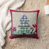 クリスマスパターン,アップリケ,新年,クリスマスt クッション (ブランケット)