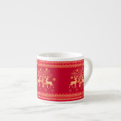 クリスマスパターン エスプレッソカップ (正面右)