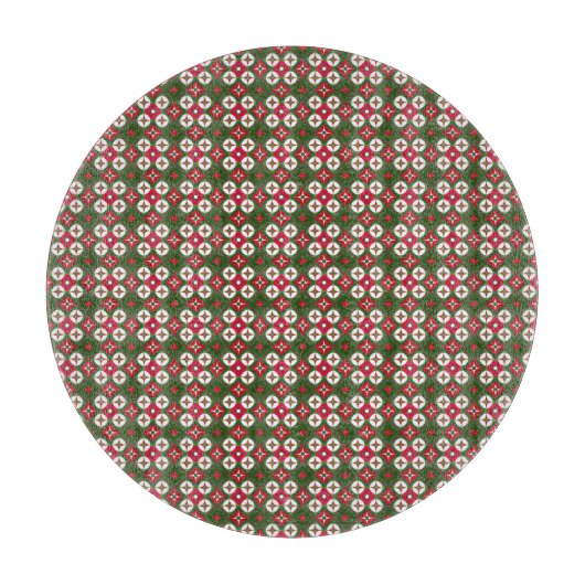 クリスマスパターン カッティングボード (正面)