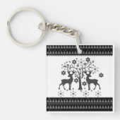 クリスマスパターン キーホルダー (正面)