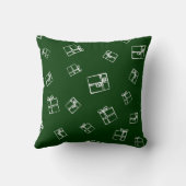 クリスマスパターン クッション (裏面)