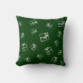 クリスマスパターン クッション (正面)