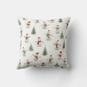 クリスマスパターン クッション (裏面)