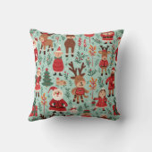 クリスマスパターン クッション (裏面)