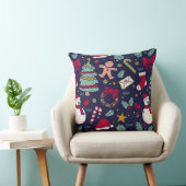 クリスマスパターン クッション (椅子)