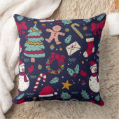 クリスマスパターン クッション (ブランケット)