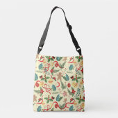 クリスマスパターン クロスボディバッグ (裏面)