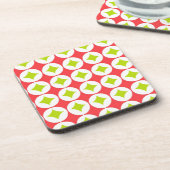 クリスマスパターン コースター (左側)