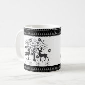 クリスマスパターン コーヒーマグカップ (正面左)