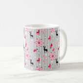 クリスマスパターン コーヒーマグカップ (正面右)