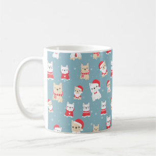 クリスマスパターン コーヒーマグカップ