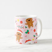 クリスマスパターン コーヒーマグカップ (正面右)