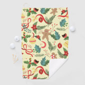 クリスマスパターン ゴルフタオル (インサイチュ)
