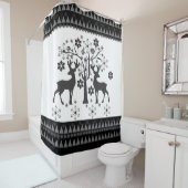 クリスマスパターン シャワーカーテン (インサイチュ)