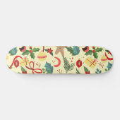 クリスマスパターン スケートボード (横)