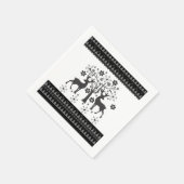 クリスマスパターン スタンダードカクテルナプキン (角)