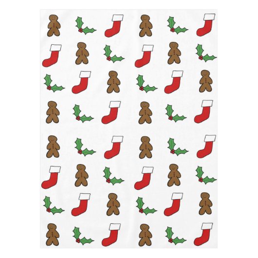 クリスマスパターン テーブルクロス (正面)