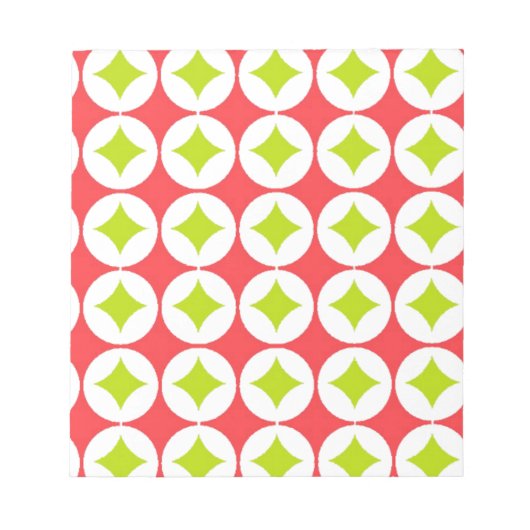 クリスマスパターン ノートパッド (正面)