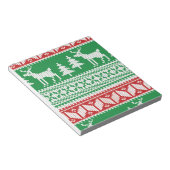 クリスマスパターン ノートパッド (アングル)