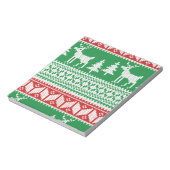クリスマスパターン ノートパッド (回転)