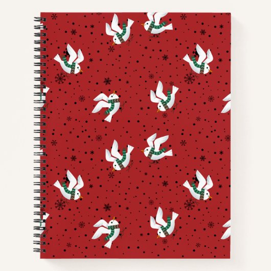 クリスマスパターン ノートブック (正面)