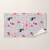 クリスマスパターン バスタオルセット (ハンドタオル)