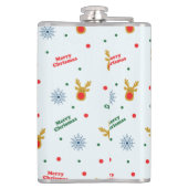 クリスマスパターン フラスク (裏面)