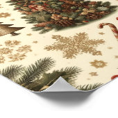 クリスマスパターン ポスター (角)