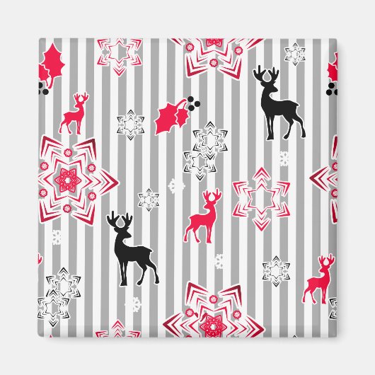 クリスマスパターン マグネット (正面)