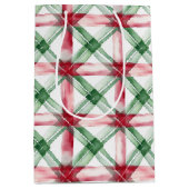 クリスマスパターン ミディアムペーパーバッグ (正面)