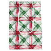 クリスマスパターン ミディアムペーパーバッグ (裏面)