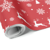 クリスマスパターン ラッピングペーパー (ロールコーナー)