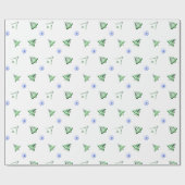 クリスマスパターン。 ラッピングペーパー (フラット)