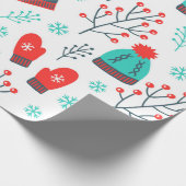 クリスマスパターン ラッピングペーパー (角)