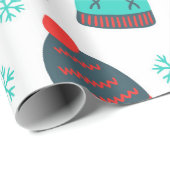 クリスマスパターン ラッピングペーパー (ロールコーナー)