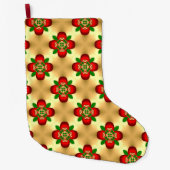 クリスマスパターン ラージクリスマスストッキング (正面)