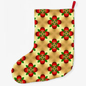 クリスマスパターン ラージクリスマスストッキング (裏面)