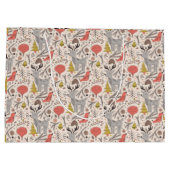 クリスマスパターン ラージペーパーバッグ (裏面)