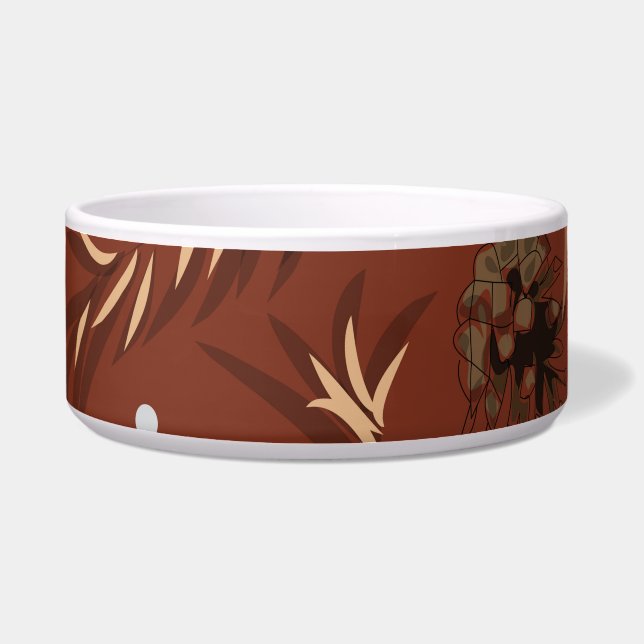 クリスマスパターン、松の雪8 ボウル (正面)