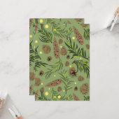 クリスマスパターン, 松の雪 11 カード (正面/裏面インサイチュ)