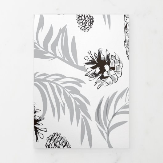 クリスマスパターン, 松の雪 7 三つ折りクリスマスカード (カバー)