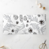 クリスマスパターン, 松の雪 7 三つ折りクリスマスカード (内部)