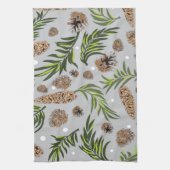 クリスマスパターン、松雪10 キッチンタオル (縦)