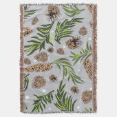 クリスマスパターン、松雪10 スローブランケット (正面縦)