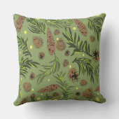 クリスマスパターン、松雪11 クッション (裏面)