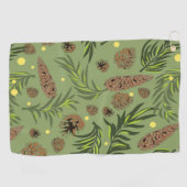 クリスマスパターン、松雪11 ゴルフタオル (横)