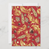 クリスマスパターン、松雪3 サンキューカード (正面)